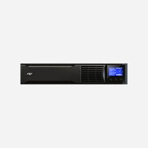 FSP Eufo 3k UPS Interactif 3kVA/2700W Rack/Tour 2U, 8 Sorties C13, USB, RS-232, SmartSlot, AVR, Sinusoïde Pur, 162-290V Input, LCD, CE/EAC - Miniature 1