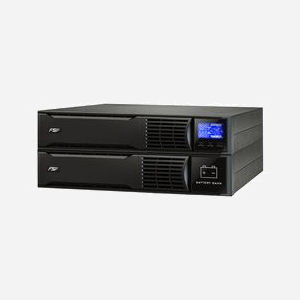 FSP Eufo 3k UPS Interactif 3kVA/2700W Rack/Tour 2U, 8 Sorties C13, USB, RS-232, SmartSlot, AVR, Sinusoïde Pur, 162-290V Input, LCD, CE/EAC - Miniature 2