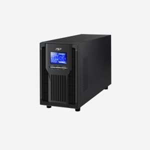 FSP Champ Tower 1K UPS Double-Conversion 1kVA/900W Tower, Entrée 120-300V, Sortie 200-240V, USB Type-B, RS-232, LCD, Autonomie 3.2min @ pleine charge - Miniature 1