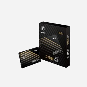 MSI SPATIUM S270 SSD 240Go 2.5" SATA III 6Gbit/s 3D NAND - Lecture 50K IOPS, Ecriture 400Mo/s, TBW 110, MTBF 2M heures - Miniature 1