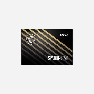 MSI SPATIUM S270 SSD 240Go 2.5" SATA III 6Gbit/s 3D NAND - Lecture 50K IOPS, Ecriture 400Mo/s, TBW 110, MTBF 2M heures - Miniature 2