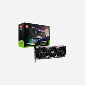 MSI GeForce RTX 4070 Ti GAMING X TRIO 12G, 12GB GDDR6X, 192-bit, 2760 MHz, 7680 Cuda Cores, PCI Express 4.0, 3x DisplayPort 1.4a, HDMI 1.2a