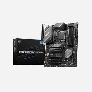 MSI B760 GAMING PLUS WIFI - Carte mère ATX - Intel B760 - Socket LGA 1700 - DDR5 - Wi-Fi 6E - 2.5GbE - M.2 - USB 3.2 Gen 2 - Realtek ALC897