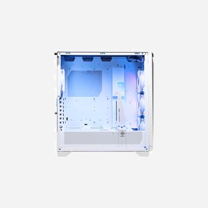 MSI MPG GUNGNIR 300R AIRFLOW WHITE Boîtier PC Midi Tower ATX/EATX/mATX/ITX, 3x120mm avant, 1x120mm arrière, USB 3.2 Gen 1/2, Radiateur 360mm
