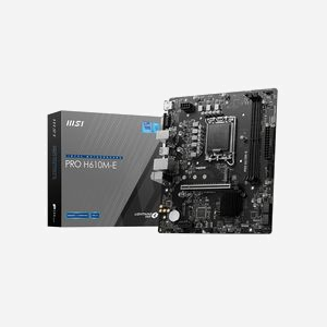 MSI PRO H610M-E : Carte mère micro ATX Intel H610, Socket LGA 1700, DDR5-SDRAM 96Go max, M.2, SATA III, RAID 0/1/5/10, 2.5GbE - Miniature 1