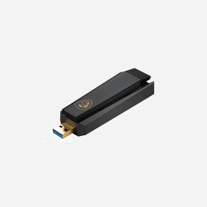 MSI AXE5400 Adaptateur USB Type-A vers USB 2.0 Noir, Compatible Windows 10/11, Dimensions 102x30x19mm, Connectivité Sans Fil 2.4/5GHz - Miniature 4