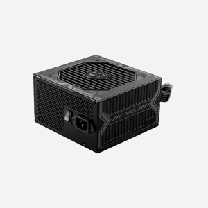 MSI MAG A750BN PCIE5 - Alimentation 750W ATX 24-pin - Certification 80 PLUS Bronze - PFC Actif - Connecteur PCI-Express 16 broches - Ventilateur 120mm