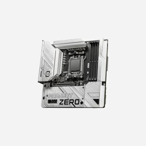 MSI B650M PROJECT ZERO : Carte mère micro ATX AMD B650 Socket AM5, DDR5 128Go max, 2x M.2, Wi-Fi 6E, 2.5GbE, USB 3.2 Gen2/Gen2x2, Realtek ALC897 - Miniature 3