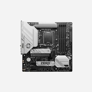 Carte mère MSI B760M Project Zero - Intel B760 LGA 1700 micro ATX - DDR5-SDRAM 256Go max - SATA III - RAID 0/1/5/10 - Gigabit Ethernet