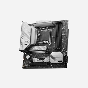 Carte mère MSI B760M Project Zero - Intel B760 LGA 1700 micro ATX - DDR5-SDRAM 256Go max - SATA III - RAID 0/1/5/10 - Gigabit Ethernet - Miniature 2
