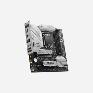 Carte mère MSI B760M Project Zero - Intel B760 LGA 1700 micro ATX - DDR5-SDRAM 256Go max - SATA III - RAID 0/1/5/10 - Gigabit Ethernet - Miniature 3