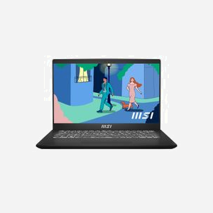 MSI Modern 14 C12MO-1027FR : Intel Core i7-1255U, 16Go DDR4, 256Go SSD, 14" FHD, Intel UHD Graphics, Wi-Fi 6E, Windows 11 Home, Noir - Miniature 2