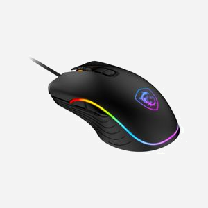 MSI FORGE GM300 Souris Gaming Ambidextre Optique 7200 DPI USB Type-A - 7 Boutons Programmables, Durabilité 60M Clics, Rétroéclairage, Câble Tressé 1.5m - Miniature 2