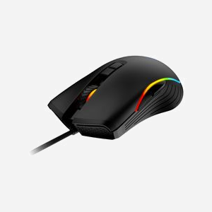 MSI FORGE GM300 Souris Gaming Ambidextre Optique 7200 DPI USB Type-A - 7 Boutons Programmables, Durabilité 60M Clics, Rétroéclairage, Câble Tressé 1.5m - Miniature 3