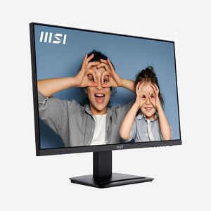 MSI Pro MP273U Écran 27" 4K UHD (3840x2160) IPS, 1ms, 60Hz, DCI-P3 98%, Adobe RGB 93%, HDMI 2.0b, DisplayPort 1.4a, VESA Adaptive Sync, Noir - Miniature 4