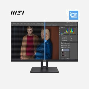 MSI Pro MP245PG Écran LCD 23.8" Full HD (1920x1080) IPS, 4ms GTG, 100Hz, Adaptive Sync, HDMI/DisplayPort, HP intégrés, VESA, Noir - Miniature 4