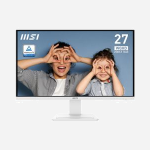 MSI Pro MP273QW E2 - Écran 27" WQHD (2560x1440) IPS 4ms GTG 100Hz, 400cd/m², DisplayHDR 400, HDMI 2.0b/DisplayPort 1.2a, Blanc - Miniature 3