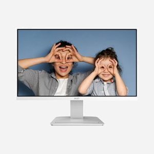 MSI Pro MP2412W - Écran LCD 23.8" Full HD (1920x1080) VA, 4ms GTG/1ms MPRT, 100Hz, HDMI/DisplayPort, Blanc, VESA 75x75mm - Miniature 5
