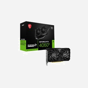 MSI VENTUS GeForce RTX 4060 Ti 8GB GDDR6, 4352 CUDA Cores, Boost Clock 2565 MHz, PCIe 4.0, 1x HDMI 2.1a, 3x DisplayPort 1.4a, Refroidissement 2 ventilateurs