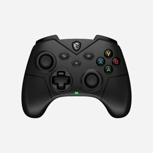MSI FORCE GC300 WIRELESS Manette de Jeu Noire USB 2.0 & Sans Fil PC/Android, Batterie 600mAh, Autonomie 20h, 148x111x68mm, 230g - Miniature 1