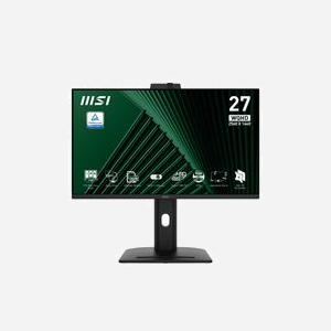 MSI Pro MP275QPDG - Écran LCD 27" Wide Quad HD (2560x1440) IPS, 4ms GTG/1ms MPRT, 100Hz, USB Hub, HDMI 2.0b, DisplayPort 1.2a, Noir