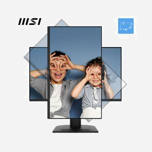 MSI Pro MP275QPDG - Écran LCD 27" Wide Quad HD (2560x1440) IPS, 4ms GTG/1ms MPRT, 100Hz, USB Hub, HDMI 2.0b, DisplayPort 1.2a, Noir - Miniature 4