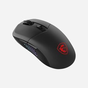 Souris Gaming MSI VERSA 300 ELITE WIRELESS : Optique 26000 DPI, RF Wireless + Bluetooth 5.3 + USB Type-C, 6 Boutons Programmables, 1ms, 1000Hz - Miniature 2