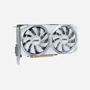 MSI GeForce RTX 3050 VENTUS 2X XS WHITE 8G OC, 8 Go GDDR6, 128-bit, PCIe x8 4.0, 1807 MHz, 2 ventilateurs, HDMI 2.1, DisplayPort 1.4a - Miniature 3