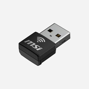 MSI AX1800 Nano WiFi USB Adapter, USB 2.0, 2.4/5GHz, Windows 10/11, Type-A mâle, 25.5x16x9mm, 4g - Miniature 2