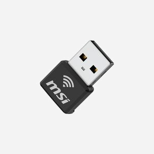 MSI AX1800 Nano WiFi USB Adapter, USB 2.0, 2.4/5GHz, Windows 10/11, Type-A mâle, 25.5x16x9mm, 4g - Miniature 3