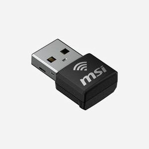 MSI AX1800 Nano WiFi USB Adapter, USB 2.0, 2.4/5GHz, Windows 10/11, Type-A mâle, 25.5x16x9mm, 4g - Miniature 4