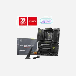MSI MAG B850 TOMAHAWK MAX WIFI : Carte mère ATX AMD B850 Socket AM5, DDR5 jusqu'à 256Go 8400MHz, Wi-Fi 7, 5GbE LAN, 4x M.2, RAID 0/1/10 - Miniature 1