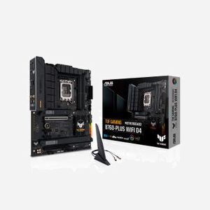ASUS TUF GAMING B760-PLUS WIFI D4 : Carte mère ATX Intel B760, Socket LGA 1700, DDR4, Wi-Fi 6, 2.5GbE, 3x M.2, SATA III, USB 3.2 Gen 2, PCIe 5.0