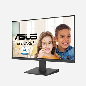 ASUS VA27EHF Écran LCD 27" Full HD (1920x1080) IPS, 1ms, 100Hz, 250cd/m², Angle de Vision 178°, HDMI 1.4, VESA 100x100, Noir - Miniature 3