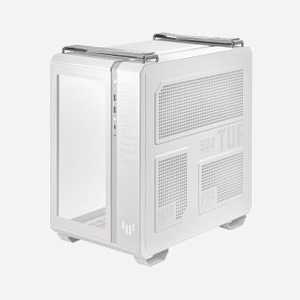 ASUS TUF Gaming GT502 PLUS Blanc - Boîtier PC Midi Tower ATX/micro ATX/Mini-ITX, 4x 3.5", 4x 2.5", USB 3.2 Gen 1/Gen 2, verre trempé - Miniature 1