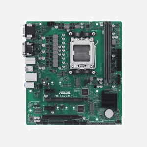 ASUS PRO A620M-C-CSM : Carte mère micro ATX AMD A620 Socket AM5, DDR5-SDRAM 96Go max, M.2/SATA III, Gigabit Ethernet, RAID 0/1/10, PCIe 4.0