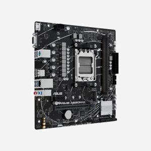 ASUS PRIME A620M-K : Carte mère micro ATX AMD A620, Socket AM5, DDR5, M.2, SATA III, Fast/Gigabit Ethernet, Windows 10/11, pour AMD Ryzen 7000 Series - Miniature 2