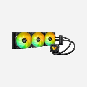 ASUS TUF GAMING LC II 360 ARGB Kit de Refroidissement Liquide CPU (Sockets LGA 115x/1200/1700 & AM4/AM5), Radiateur 397x120x27mm, 3x 120mm PWM 800-2000RPM, Noir - Miniature 2
