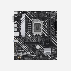 ASUS PRIME H610M-A-CSM : Carte mère micro ATX Intel H610, Socket LGA 1700, DDR5 jusqu'à 96GB, M.2, SATA III, Gigabit Ethernet, Windows 11/10 - Miniature 1