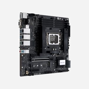 ASUS PRO WS W680M-ACE SE : Carte mère micro ATX Intel W680, Socket LGA 1700, DDR5, Triple Ethernet 2.5GbE/GbE, M.2 NVMe PCIe 4.0, SATA III, RAID 0/1/5/10 - Miniature 2