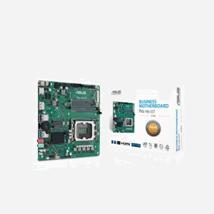ASUS PRO H610T-CSM : Carte mère mini ITX Intel H610, Socket LGA 1700, DDR5 SO-DIMM 64Go, M.2, SATA III, Gigabit Ethernet, Windows 10/11 - Miniature 2