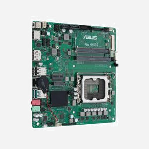 ASUS PRO H610T-CSM : Carte mère mini ITX Intel H610, Socket LGA 1700, DDR5 SO-DIMM 64Go, M.2, SATA III, Gigabit Ethernet, Windows 10/11 - Miniature 5