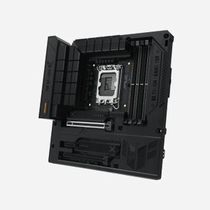 ASUS TUF GAMING B760M-BTF WIFI : Carte mère micro ATX Intel B760, Socket LGA 1700, DDR5, M.2, WiFi 6, 2.5GbE, compatible Windows 10/11 - Miniature 3