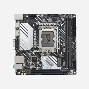 ASUS PRIME H610I-PLUS-CSM : Carte mère mini ITX Intel H610, Socket LGA 1700, DDR5 jusqu'à 96Go 5600MHz, M.2, SATA III, Gigabit Ethernet