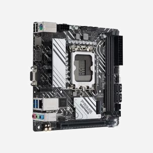 ASUS PRIME H610I-PLUS-CSM : Carte mère mini ITX Intel H610, Socket LGA 1700, DDR5 jusqu'à 96Go 5600MHz, M.2, SATA III, Gigabit Ethernet - Miniature 2