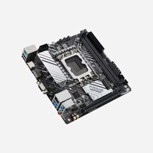 ASUS PRIME H610I-PLUS-CSM : Carte mère mini ITX Intel H610, Socket LGA 1700, DDR5 jusqu'à 96Go 5600MHz, M.2, SATA III, Gigabit Ethernet - Miniature 4