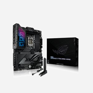 ASUS ROG MAXIMUS Z790 DARK HERO - Carte mère ATX - Intel Z790 - Socket LGA 1700 - DDR5-SDRAM 128Go max - M.2, SATA III - Wi-Fi 7, 2.5Gb Ethernet - Miniature 1