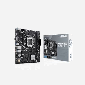 ASUS PRIME H610M-D : Carte mère micro ATX Intel H610, Socket LGA 1700, DDR5 jusqu'à 96Go 5600MHz, M.2 NVMe PCIe, Gigabit Ethernet, SATA III, Support Windows 10/11 - Miniature 1
