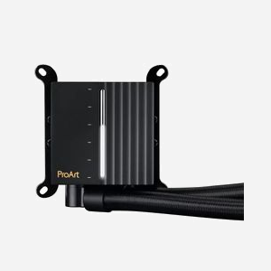 ASUS ProArt LC 420 : Refroidisseur liquide CPU All-in-One, radiateur 456x140x30mm, 3 ventilateurs 140mm PWM 800-2000RPM, sockets LGA115x/1200/1700/AM4/AM5 - Miniature 5