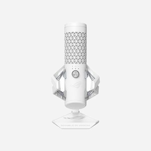 ASUS ROG Carnyx Blanc - Microphone de Table USB Type-A, Cardioïde, 20-20000Hz, -37dB, 24bit/192kHz, Diaphragme 2.5cm, Câble 3m, Métal - Miniature 5